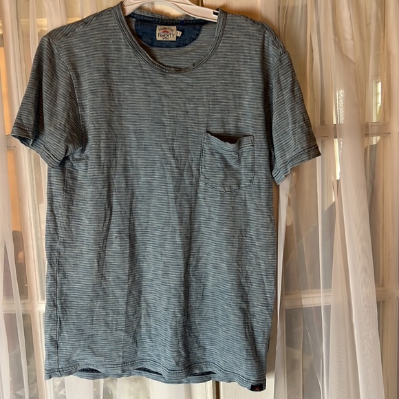 faherty brand Striped Pocket TEE Men’s Small Short-Sleeve - Picture 5 of 7
